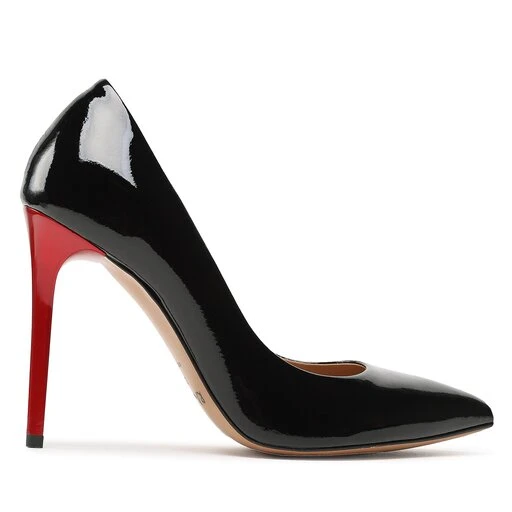 Talons Aiguilles R.Polański 1647 Czarny Lakier/Bordo 4 Talons Aiguilles R.Polański 1647 Czarny Lakier/Bordo – Image 2