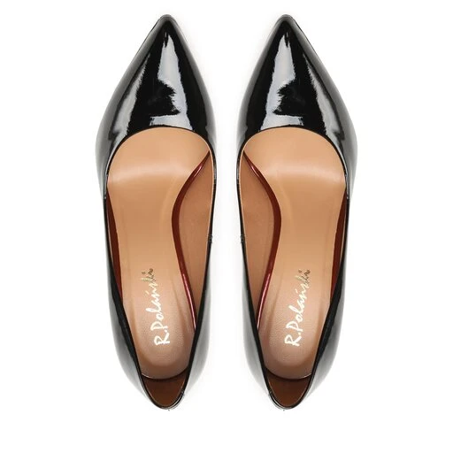 Talons Aiguilles R.Polański 1647 Czarny Lakier/Bordo 7 Talons Aiguilles R.Polański 1647 Czarny Lakier/Bordo – Image 5