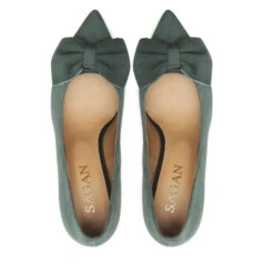 Talons Aiguilles Sagan 4885 Zielony Welur -Chaussure Soldes Boutique talons aiguilles sagan 4885 zielony welur 3