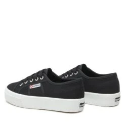 Tennis Superga 2730 Mid Platform S2127IW Black/Fwhite F83 -Chaussure Soldes Boutique tennis superga 2730 mid platform s2127iw black fwhite f83 2