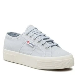Tennis Superga 2740 Platform S21384W Grey Lilla-Favorio ANL