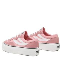 Tennis Superga 3041 Revolley Colorblock Platform S1151MW Pink/White A6Q -Chaussure Soldes Boutique tennis superga 3041 revolley colorblock platform s1151mw pink white a6q 2