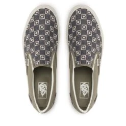 Tennis Vans Classic Slip-O VN0A7Q5DOLV1 Geo Trek Olive -Chaussure Soldes Boutique tennis vans classic slip o vn0a7q5dolv1 geo trek olive 4