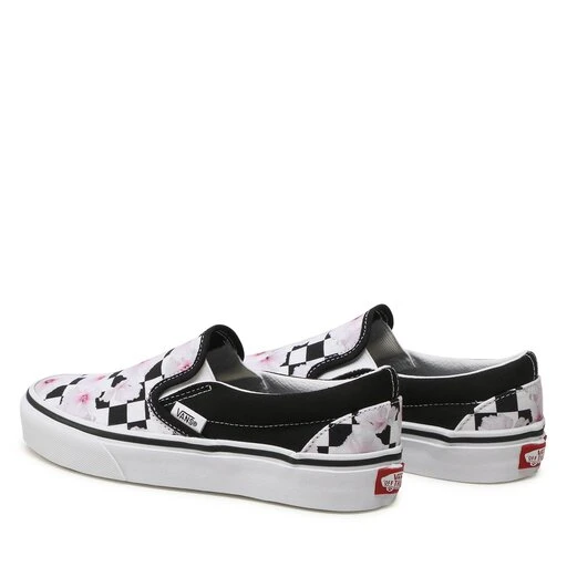 Tennis Vans Classic Slip-On VN0A5JLXBM81 Hibiscus Check Black 5 Tennis Vans Classic Slip-On VN0A5JLXBM81 Hibiscus Check Black – Image 3