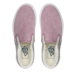 Tennis Vans Classic Slip-On VN0A7Q5DBMG1 Pig Suede/Sherpa Multi Co -Chaussure Soldes Boutique tennis vans classic slip on vn0a7q5dbmg1 pig suede sherpa multi co 4