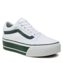 Tennis Vans Old Skool Stac VN0A7Q5MBGN1 Sport Stripes Green/True