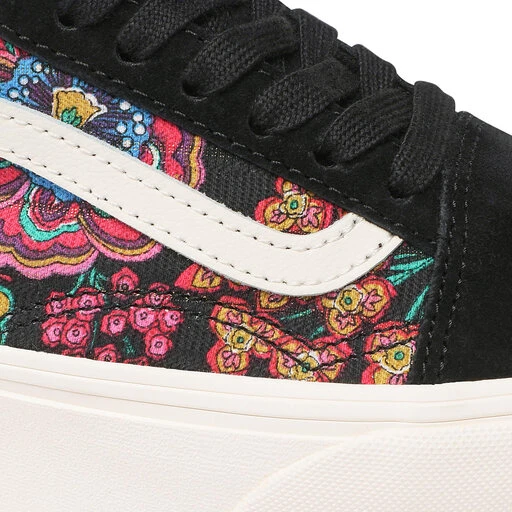 Tennis Vans Old Skool Stac VN0A7Q5MBLK1 Paisley Bloom Black 8 Tennis Vans Old Skool Stac VN0A7Q5MBLK1 Paisley Bloom Black – Image 6