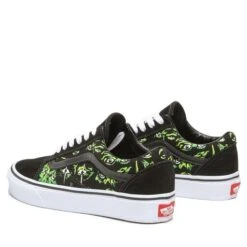 Tennis Vans Old Skool VN0A4BW2BML1 Eyes In The Dark Black/Mu -Chaussure Soldes Boutique tennis vans old skool vn0a4bw2bml1 eyes in the dark black mu 2
