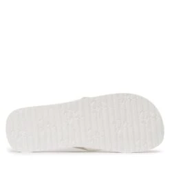 Tongs Calvin Klein Jeans Beach Sndal Woven Patch YM0YM00657 White YBR -Chaussure Soldes Boutique tongs calvin klein jeans beach sndal woven patch ym0ym00657 white ybr 3