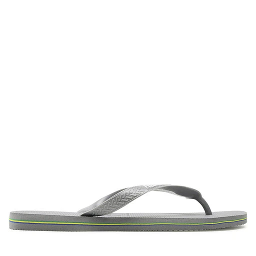 Tongs Havaianas Brasil Logo 41108505002 Steel Grey/Steel 4 Tongs Havaianas Brasil Logo 41108505002 Steel Grey/Steel – Image 2