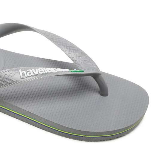 Tongs Havaianas Brasil Logo 41108505002 Steel Grey/Steel 8 Tongs Havaianas Brasil Logo 41108505002 Steel Grey/Steel – Image 6
