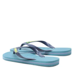 Tongs Havaianas Brasil Logo 4110851671 Nautical Blue -Chaussure Soldes Boutique tongs havaianas brasil logo 4110851671 nautical blue 2
