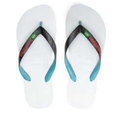 Tongs Havaianas Brasil Mix 41232060128 White/Black -Chaussure Soldes Boutique tongs havaianas brasil mix 41232060128 white black 4